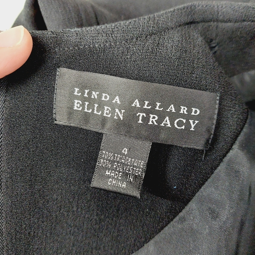 Linda Allard Ellen Tracy Long Sleeve Open Front Maxi Dress P5168 - Picture 7 of 9